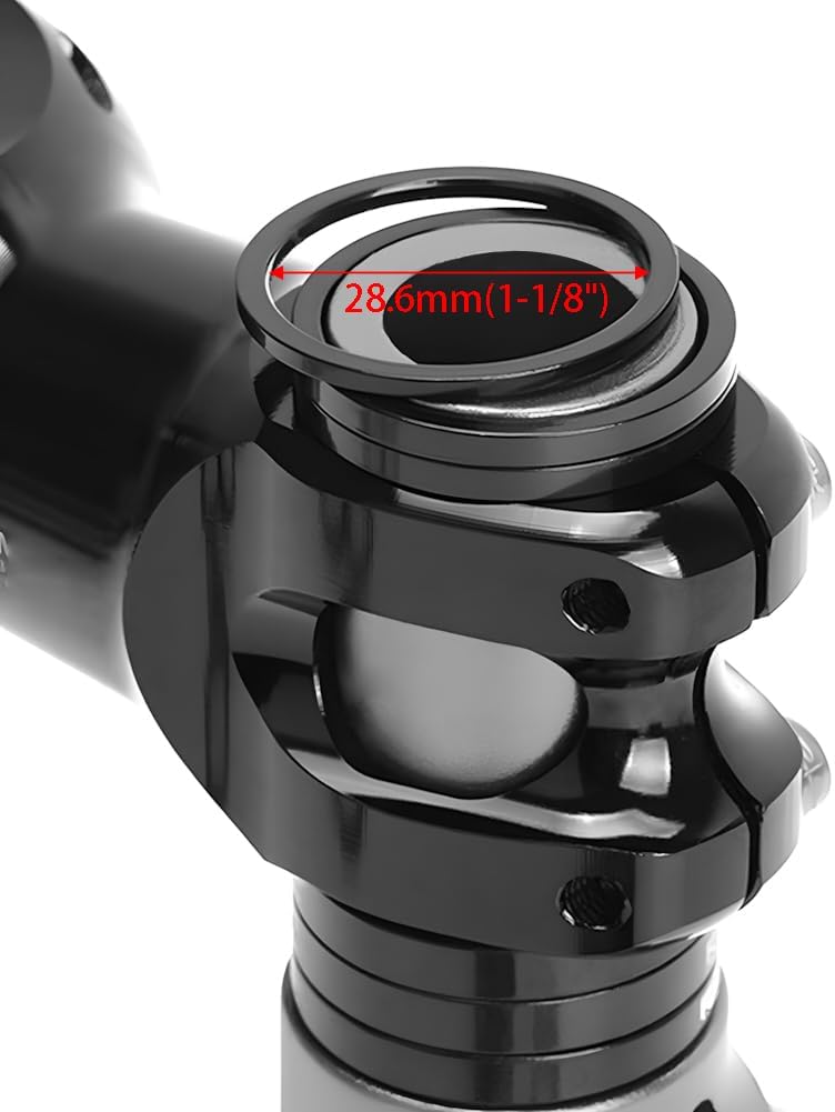 SeonFook 9Pcs Bike Headset Spacer Set, Aluminium Alloy Bicycle Headset Spacer Set Bicycle Front Fork Stem Spacers Kit for MTB BMX Mountain Road Bikes Cycling (1-1/8 inch/28.6mm) - Image 3